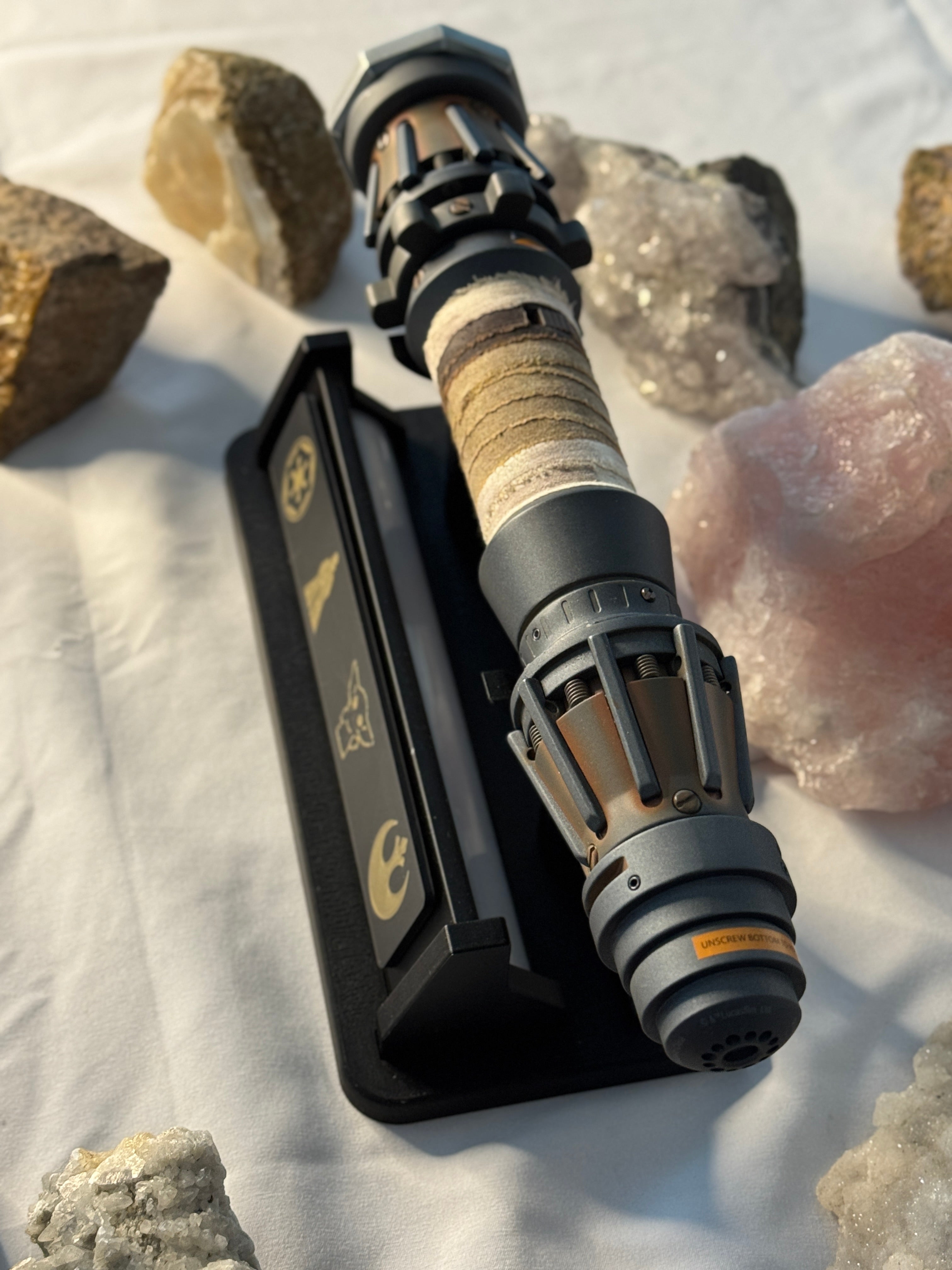 Lightsaber Display Stand with LED lighting